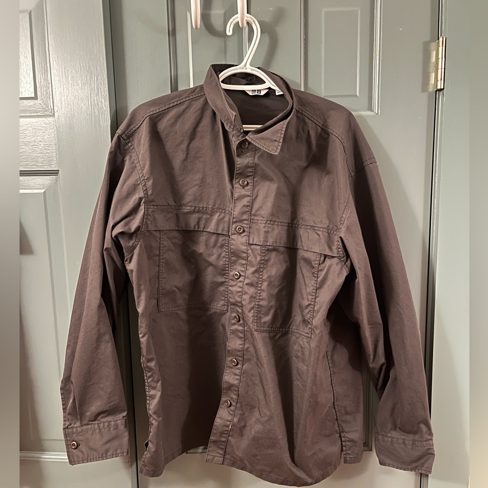 Gray Button-Up Shirt (Bundle & Save)